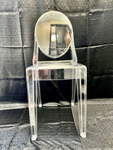 Stackable Clear Ghost Banquet Chair