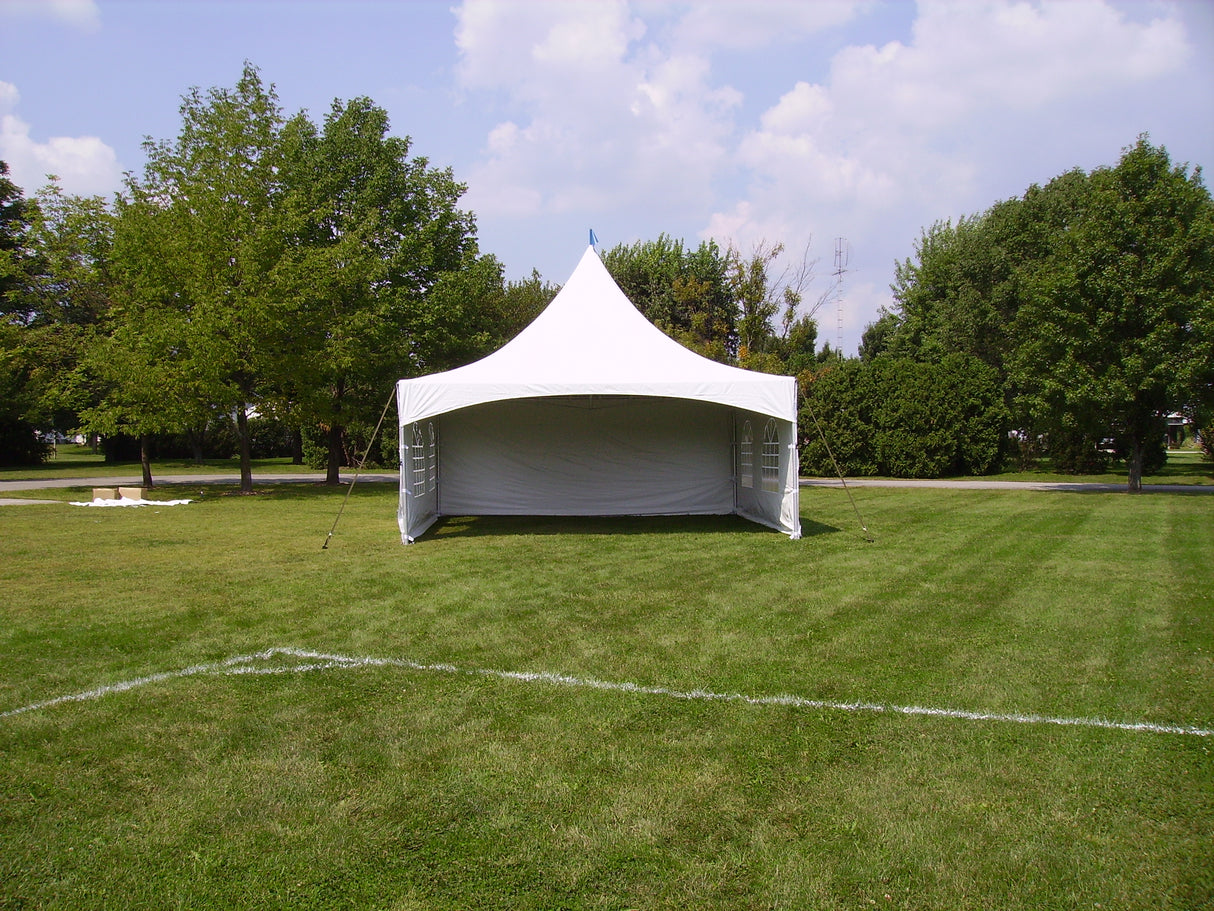 20' x 20' High Peak Cross Cable Tent