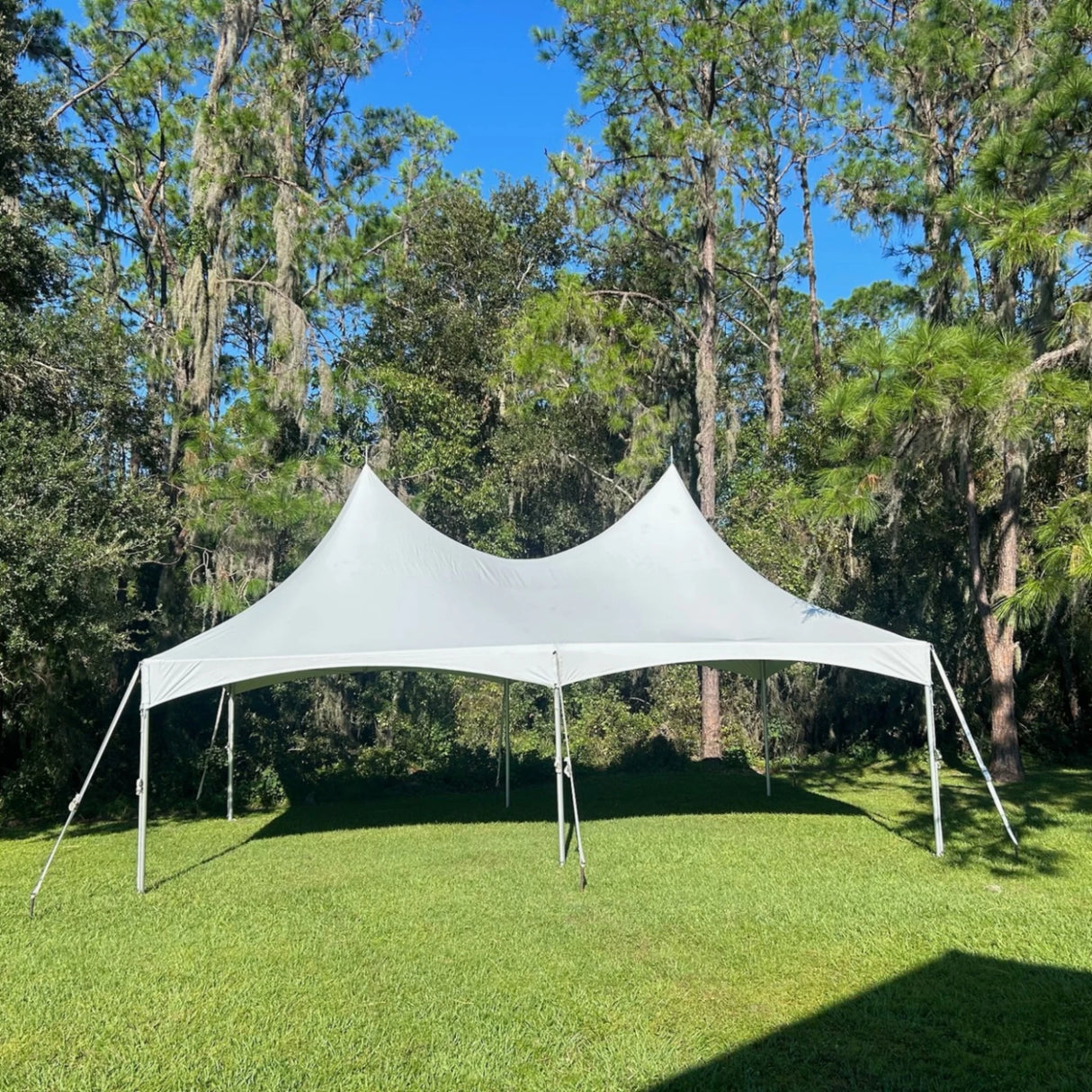 20' x 30' High Peak Cross Cable Tent