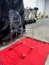 Stackable Clear Ghost Banquet Chair