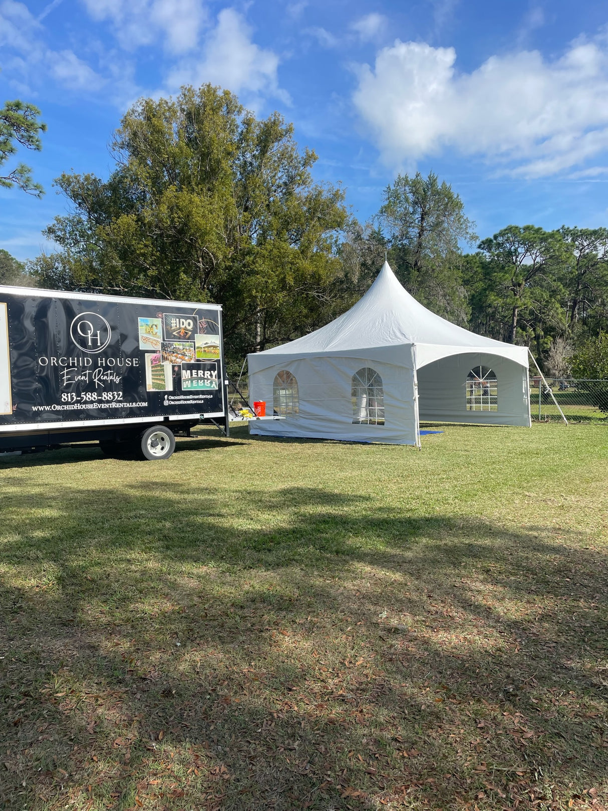 8' x 40' Window Sidewall for High Peak Tent