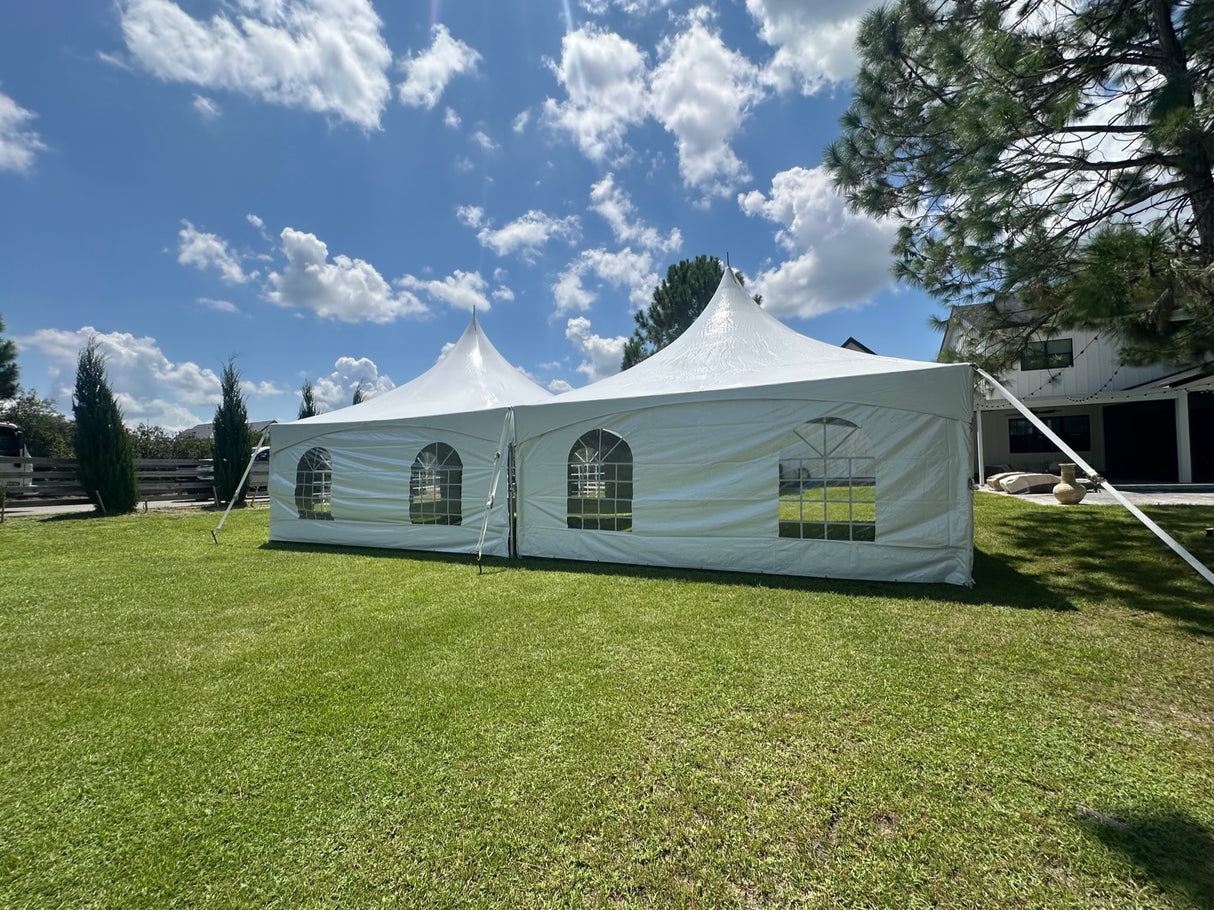 8' x 30' Window Sidewall for High Peak Tent